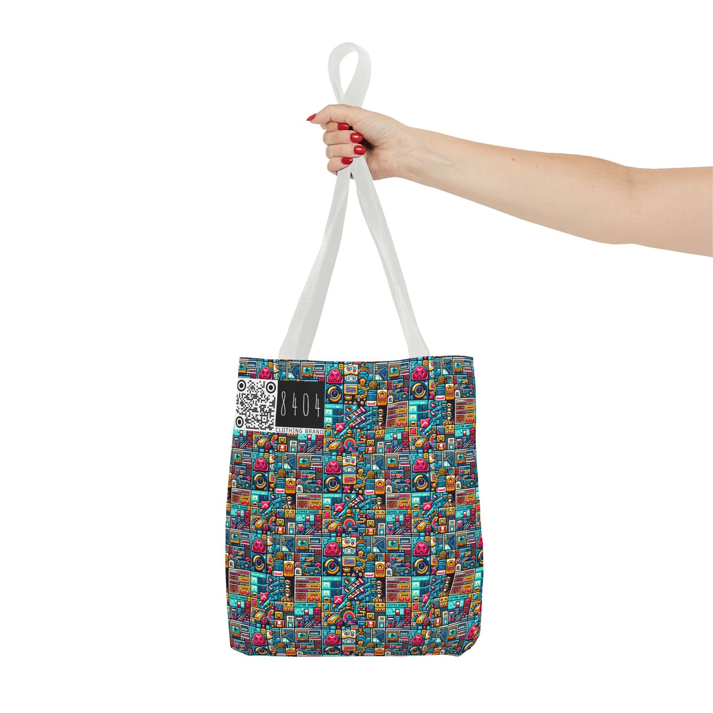 Digital Pop Culture Mashup Maximalist Pop Tote Bag - 8404 Design-47