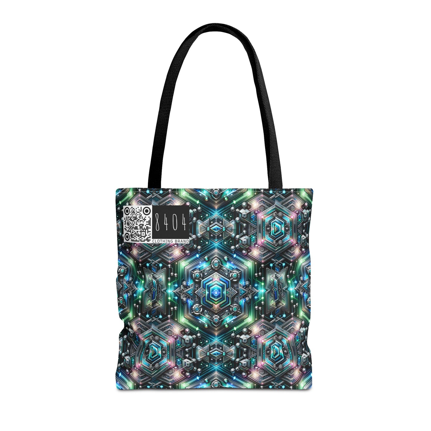 Tech-Infused Futurism Futuristic Tech Tote Bag - 8404 Design-63