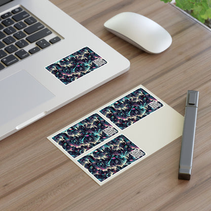 Digital Rebellion Tech-Inspired Streetwear Sticker Sheets - 8404 Design-51