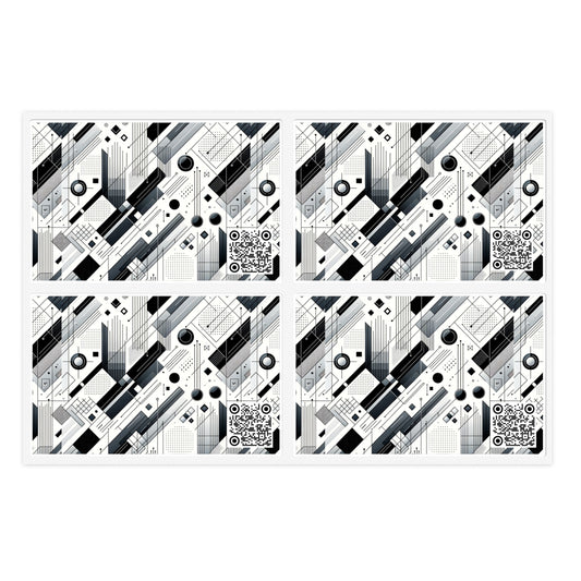 Digital Minimalism Minimalist Tech Sticker Sheets - 8404 Design-54