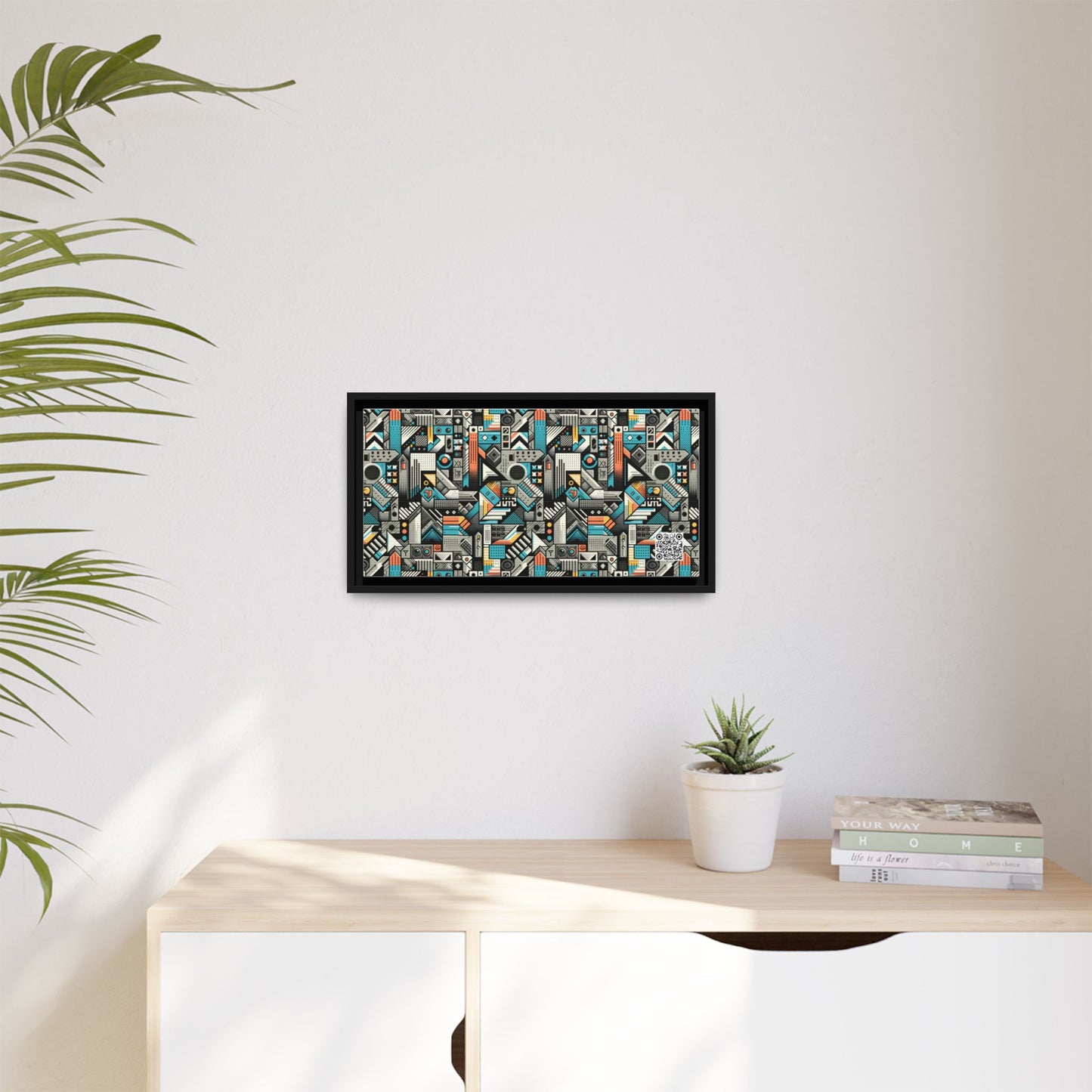 Digital Street Art Urban Street Style Matte Canvas, Framed (multi-color) - 8404 Design-81 B