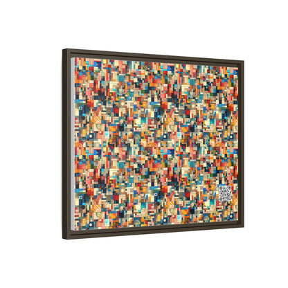 Digital Artistic Expression Artistic Streetwear Matte Canvas, Framed (multi-Color) - 8404 Design-46 B