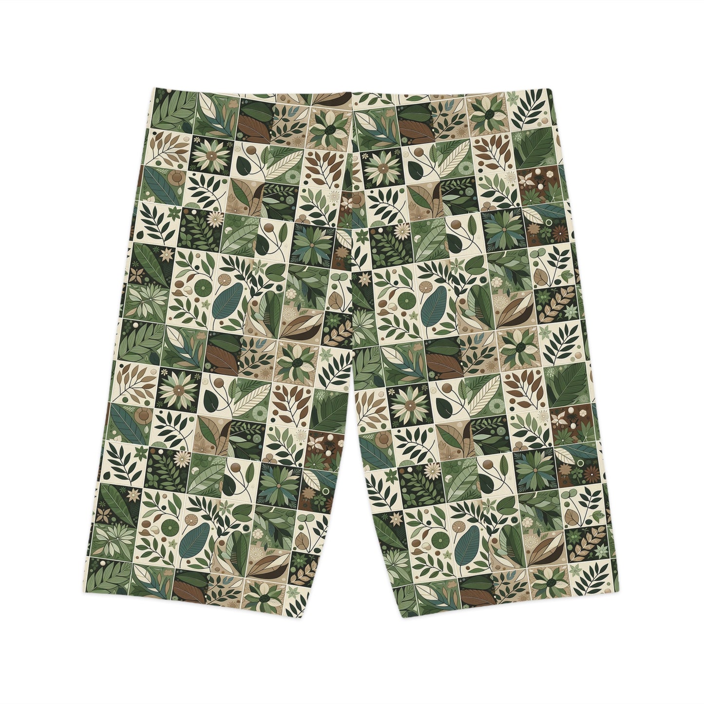 Streetwear Sustainability Environmentally Conscious Streetwear with a Natural Aesthetic Women's Bike Shorts - 8404 Design-57