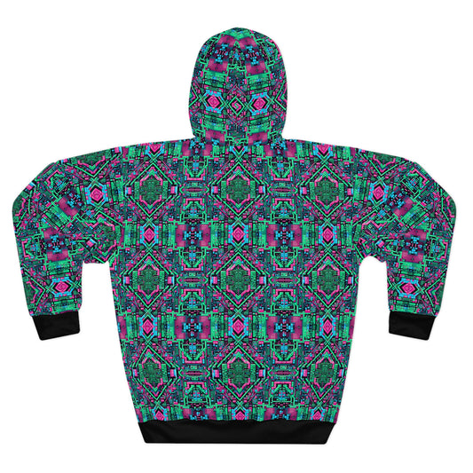 Digital Glitch Vibes Tech-Inspired Streetwear Pullover Hoodie - 8404 Design-71