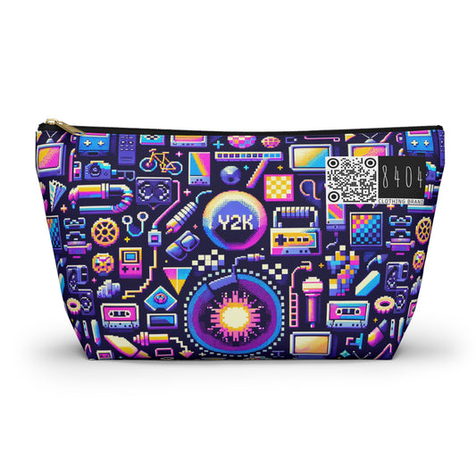 Digital Nostalgia Modern Retro Fusion Accessory Pouch W T-Bottom - 8404 Design-64