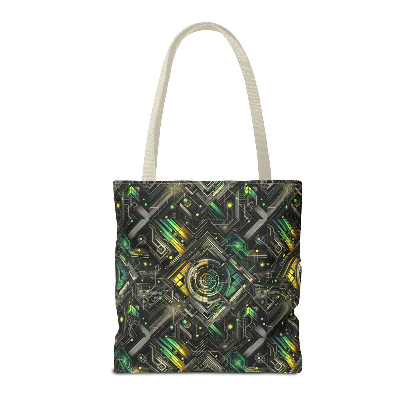 Tech Noir Graphics Tech-Inspired Streetwear Tote Bag - 8404 Design-57