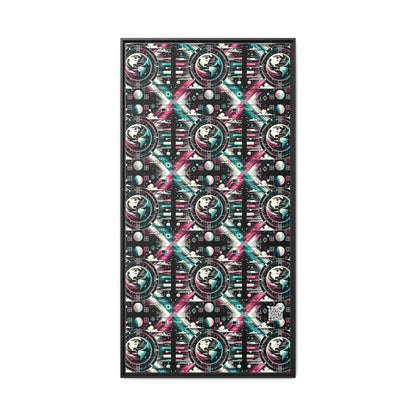 Digital Artistry Digital-native Streetwear Matte Canvas, Framed (multi-color) - 8404 Design-62 A