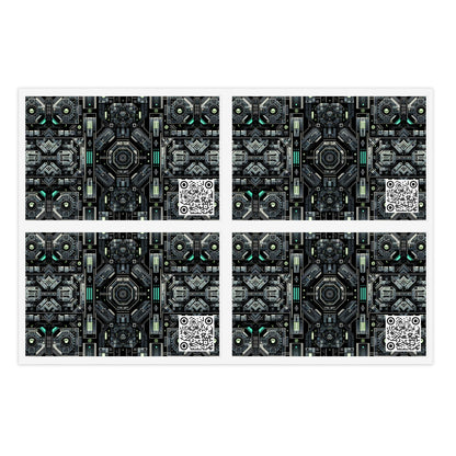 Tech Noir Tech-Forward Minimalism Sticker Sheets - 8404 Design-52
