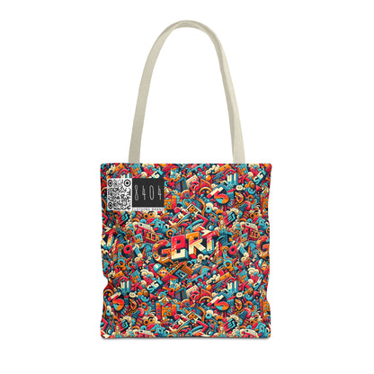 Neo-Traditional Street Art Modern Street Art Fusion Tote Bag - 8404 Design-58
