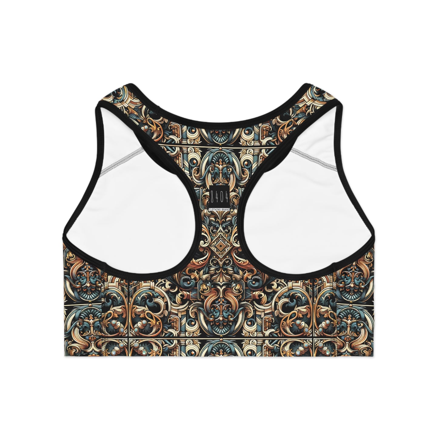 Urban Renaissance Historical Fusion With Street Edge Sports Bra - 8404 Design-59