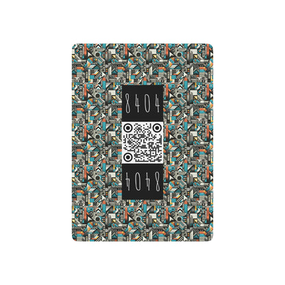 Digital Street Art Urban Street Style Poker Playing Cards - 8404 Design-81 S