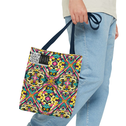 Neon Pop Art Revival Pop Culture Retro Tote Bag - 8404 Design-59