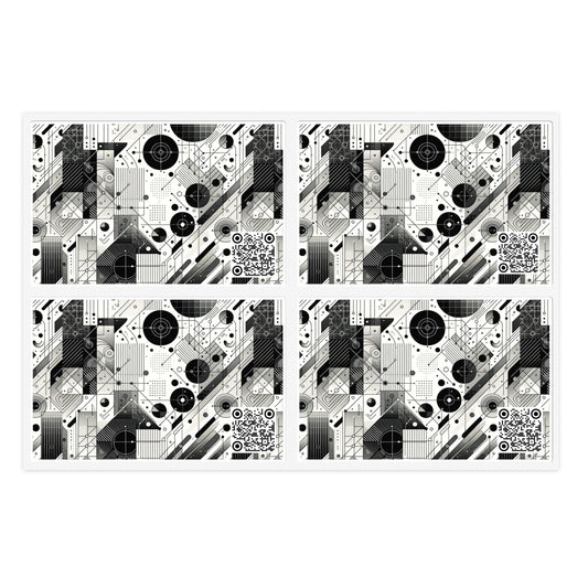 Digital Minimalism Minimalist Tech Sticker Sheets - 8404 Design-55