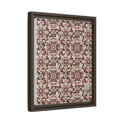 Neo Jomon Sculptural Aesthetics Artisanal Streetwear Matte Canvas, Framed (multi-Color) - 8404 Design-55 A