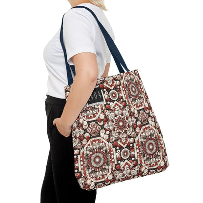Neo Jomon Sculptural Aesthetics Artisanal Streetwear Tote Bag - 8404 Design-55