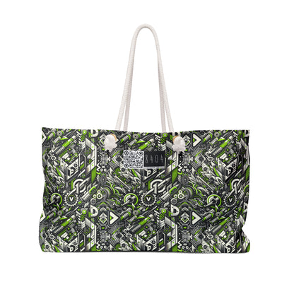 Graffiti Tech Fusion Bold Streetwear Fusion Weekender Bag - 8404 Design-59