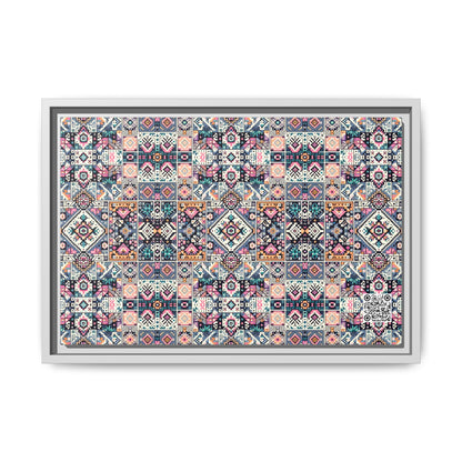 Matte Canvas, Framed (multi-Color) - 8404 Design-01