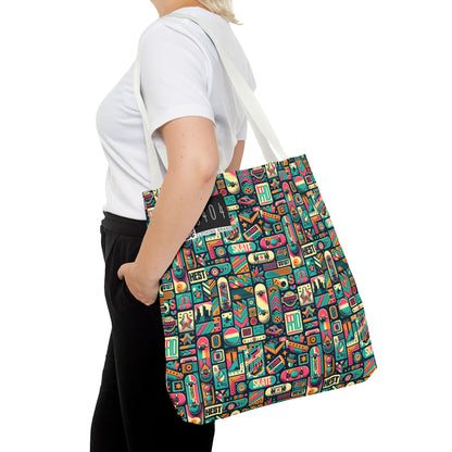 Skate Culture Revival Urban Retro Cool Tote Bag - 8404 Design-61