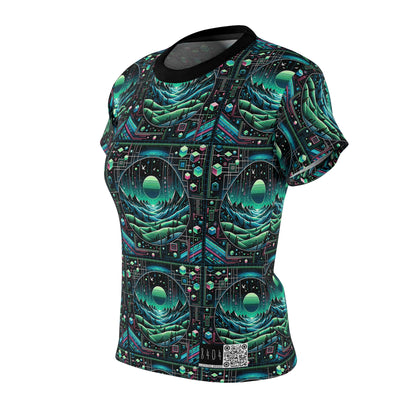 Digital Adventure Graphics Digital Explorer Women's Cut & Sew Tee - 8404 Design-59