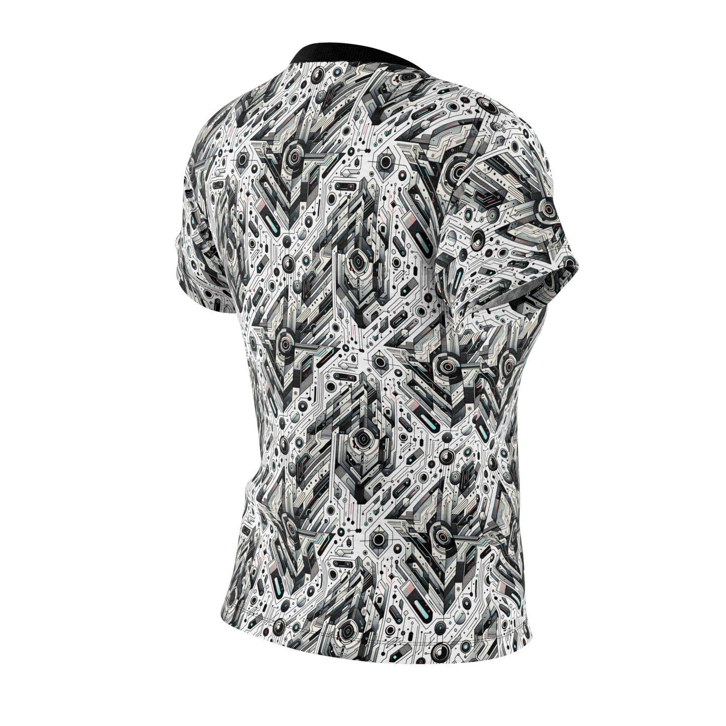 Tech-Infused Streetwear Tech-Forward Minimalism Women's Cut & Sew Tee - 8404 Design-51