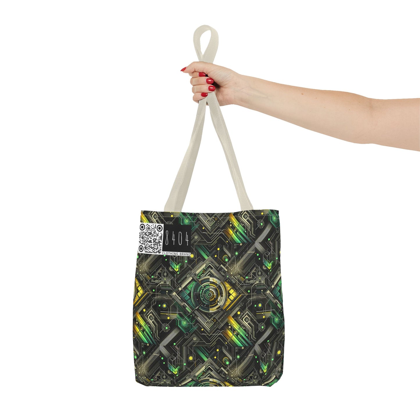 Tech Noir Graphics Tech-Inspired Streetwear Tote Bag - 8404 Design-57