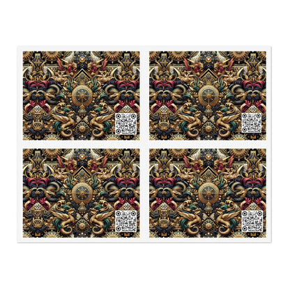 Digital Renaissance Luxurious Streetwear Inspired By Classical Art With a Modern Twist Sticker Sheets - 8404 Design-76