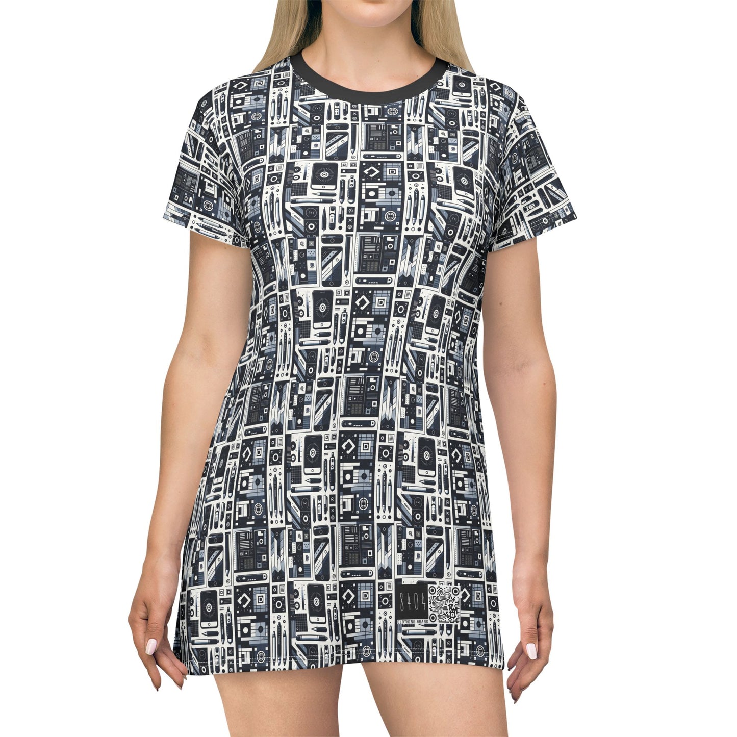 Minimalist Athleisure Minimalist Tech T-Shirt Dress - 8404 Design-60