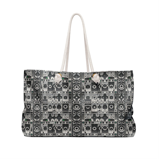 Tech Utility Aesthetics Tech-Forward Minimalism Weekender Bag - 8404 Design-60