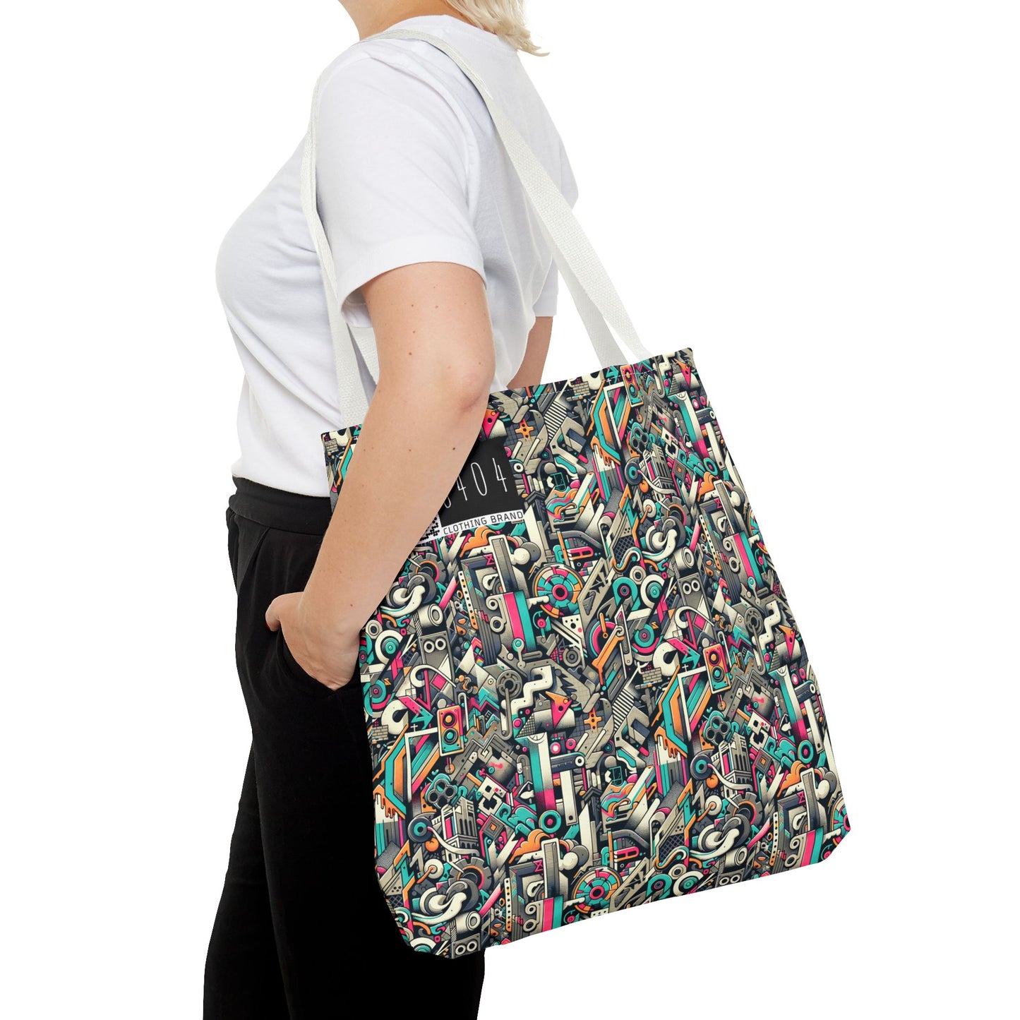 Digital Street Art Urban Street Style Tote Bag - 8404 Design-74