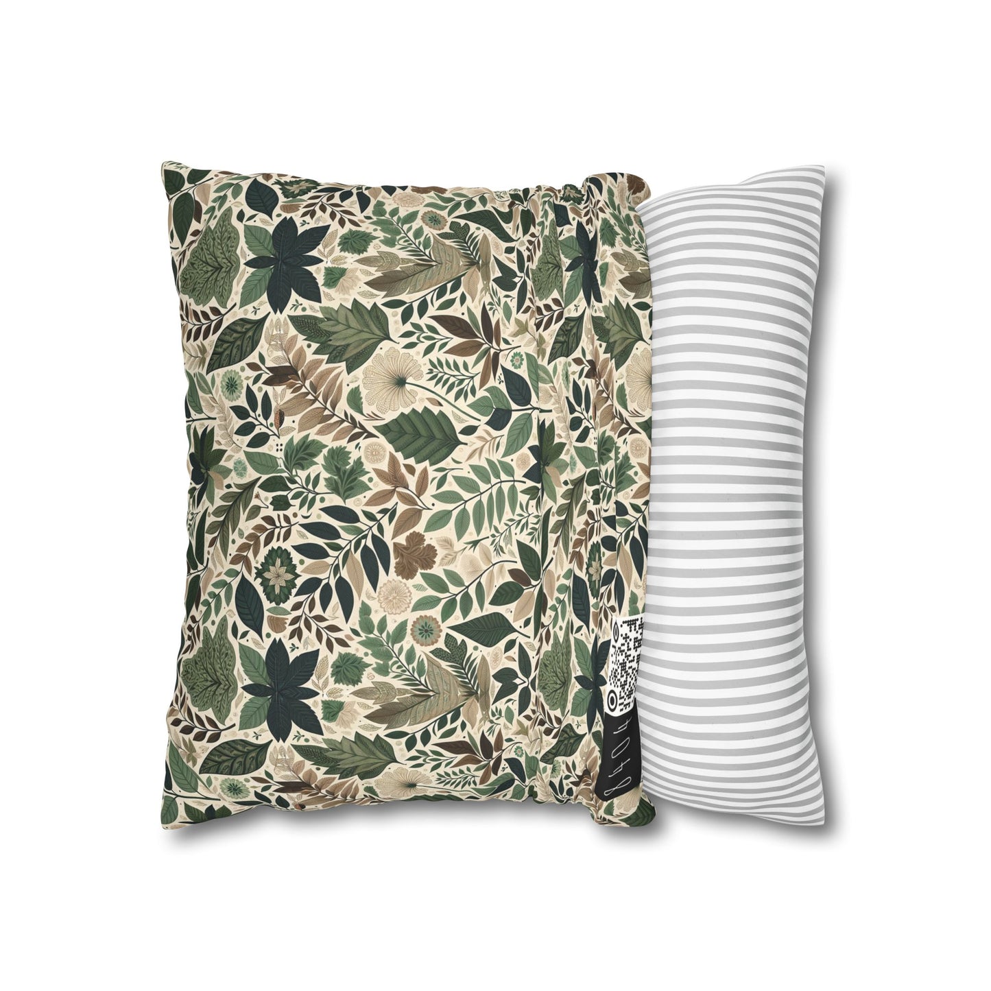 Streetwear Sustainability Environmentally Conscious Streetwear with a Natural Aesthetic Faux Suede Square Pillowcase - 8404 Design-57