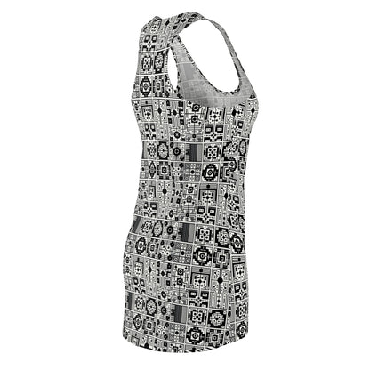 Digital Minimalism Minimalist Tech Women's Cut & Sew Racerback Dress - 8404 Design-55