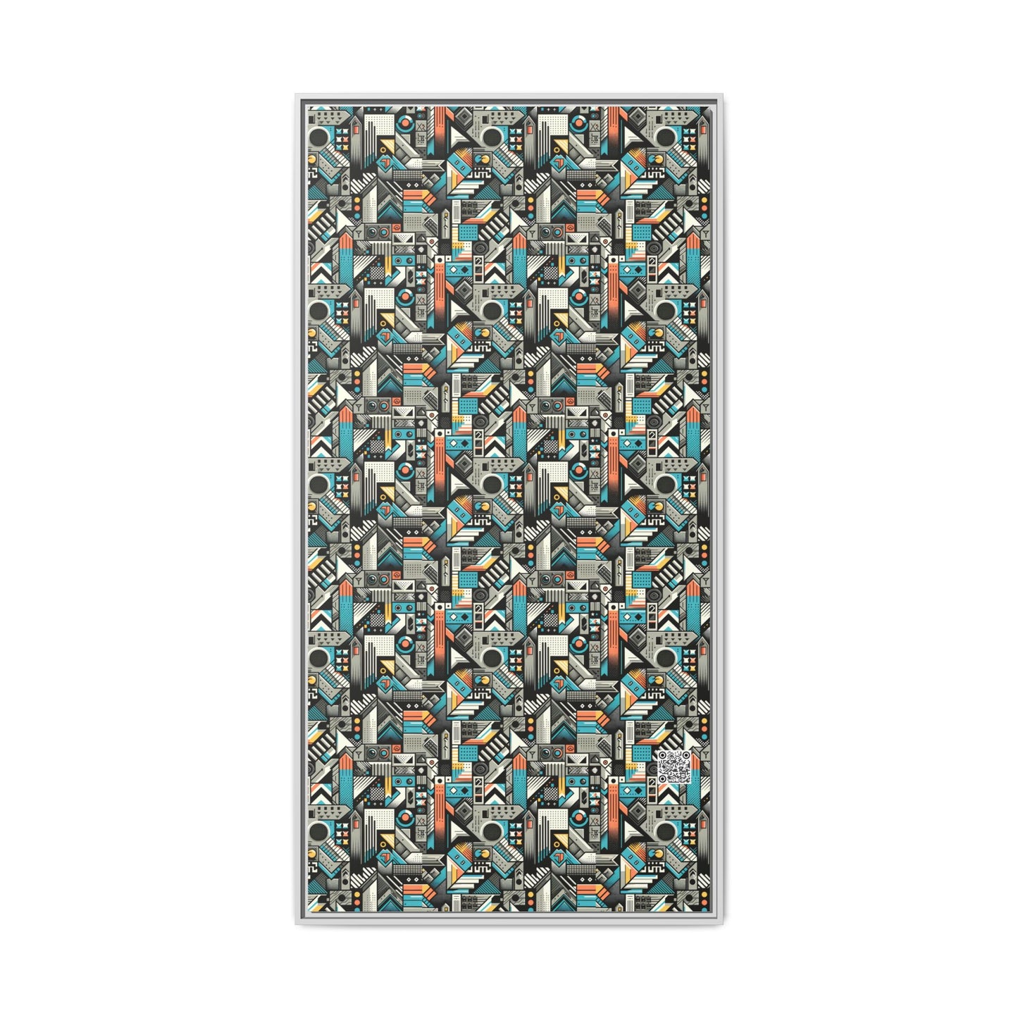 Digital Street Art Urban Street Style Matte Canvas, Framed (multi-color) - 8404 Design-81 B
