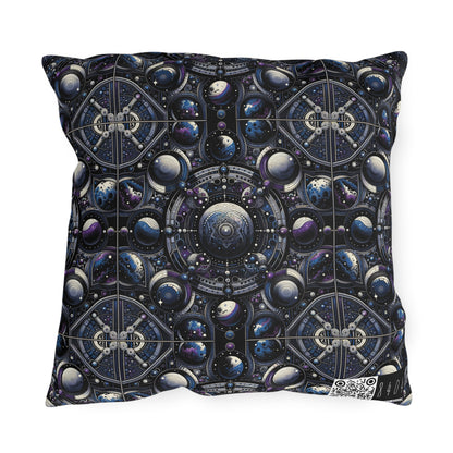 Tech Astronaut Tech-Forward Streetwear Meets Space Exploration Outdoor Pillow - 8404 Design-46
