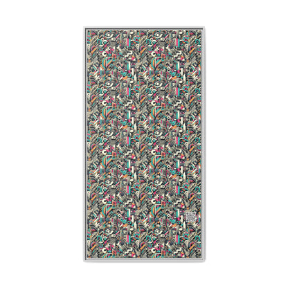 Digital Street Art Urban Street Style Matte Canvas, Framed (multi-color) - 8404 Design-74 B