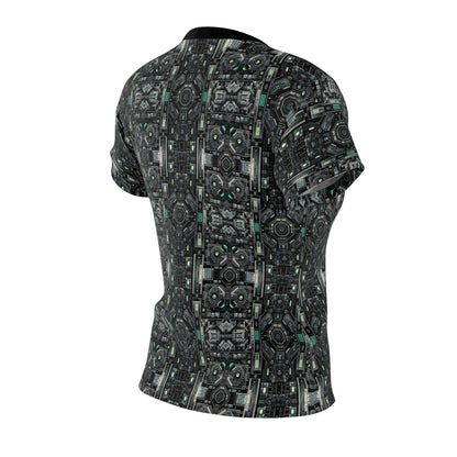 Tech Noir Tech-Forward Minimalism Women's Cut & Sew Tee - 8404 Design-52