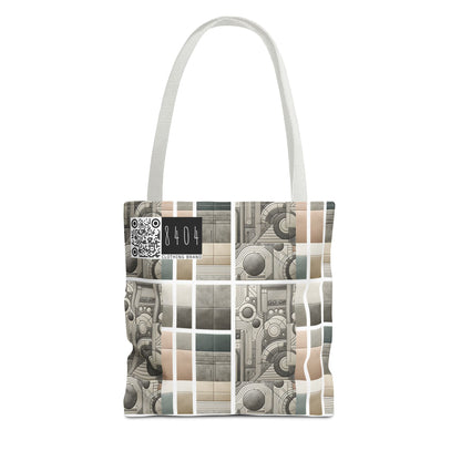 Tech Utility Chic Tech-Forward Minimalist Tote Bag - 8404 Design-59
