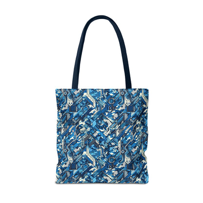 Tech Urban Camo Tech-Forward Streetwear With a Futuristic Military Edge Tote Bag - 8404 Design-39