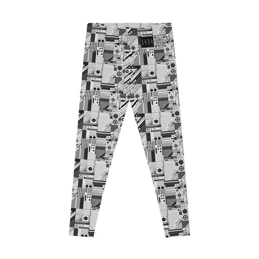Digital Minimalism Minimalist Tech Stretch Leggings - 8404 Design-52