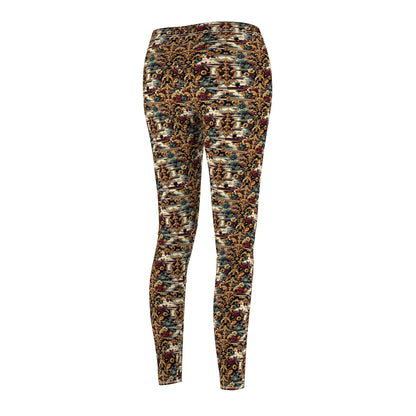 Digital Renaissance Modern Baroque Fusion Women's Cut & Sew Casual Leggings - 8404 Design-63