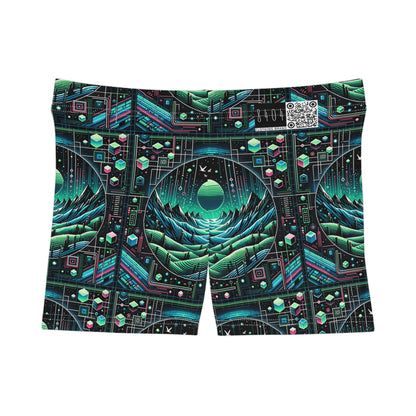 Digital Adventure Graphics Digital Explorer Women's Shorts - 8404 Design-59
