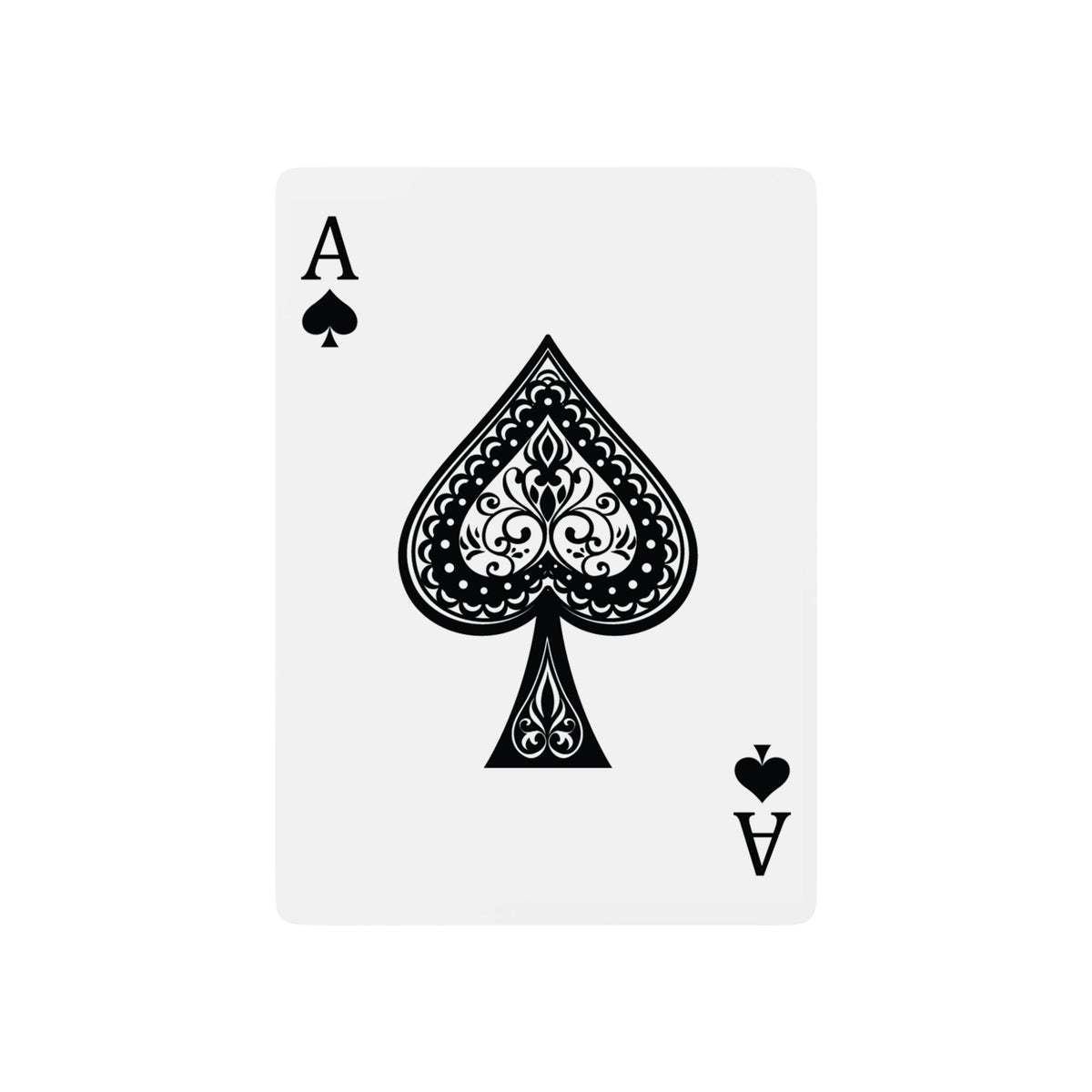 Tech Illusion Graphics Futuristic Artistry Poker Playing Cards - 8404 Design-52 B