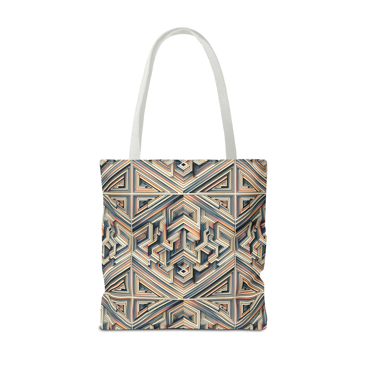 Tech Illusion Graphics Futuristic Artistry Tote Bag - 8404 Design-52