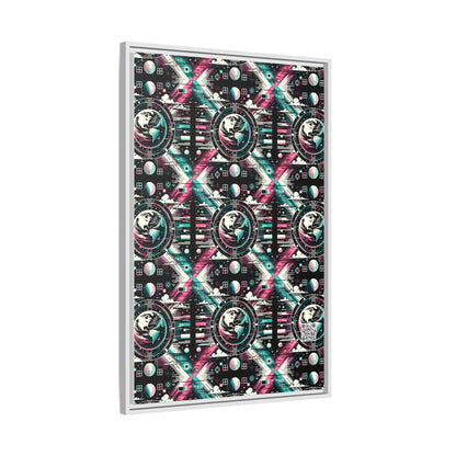 Digital Artistry Digital-native Streetwear Matte Canvas, Framed (multi-color) - 8404 Design-62 A