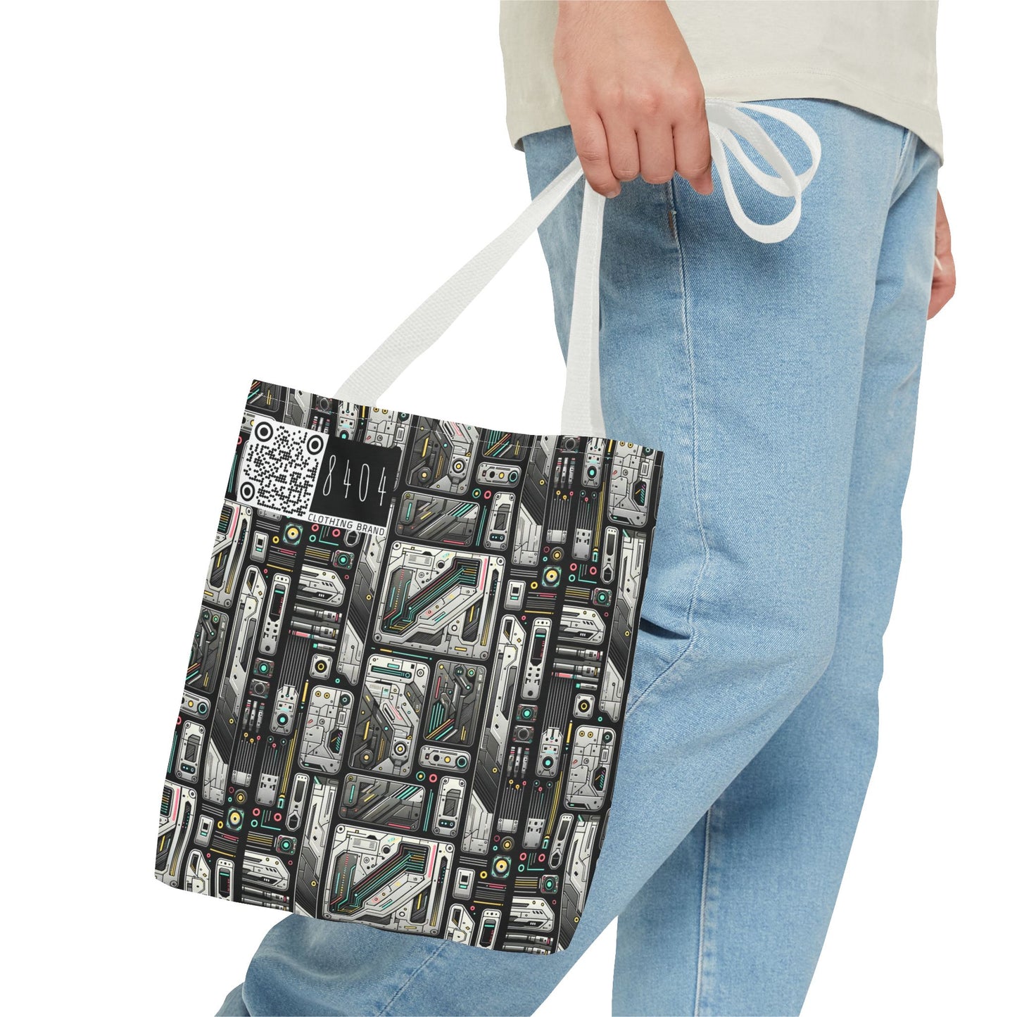 Tech Utility Gear Tech-Forward Minimalism Tote Bag - 8404 Design-45