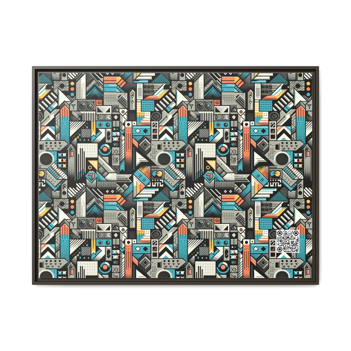 Digital Street Art Urban Street Style Matte Canvas, Framed (multi-color) - 8404 Design-81 A