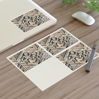 Tech Illusion Graphics Futuristic Artistry Sticker Sheet - 8404 Design-52