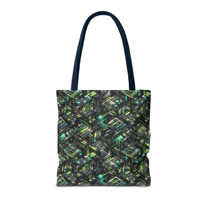 Tech-Infused Graphics Tech-Forward Streetwear Tote Bag - 8404 Design-47