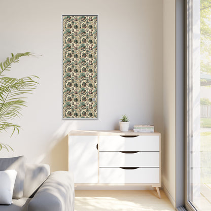 Cultural Artisanal Fusion Contemporary Cultural Elegance Matte Canvas, Framed (multi-Color) - 8404 Design-68 B