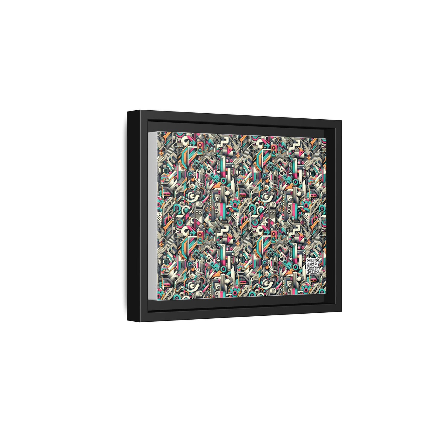 Digital Street Art Urban Street Style Matte Canvas, Framed (multi-color) - 8404 Design-74 B