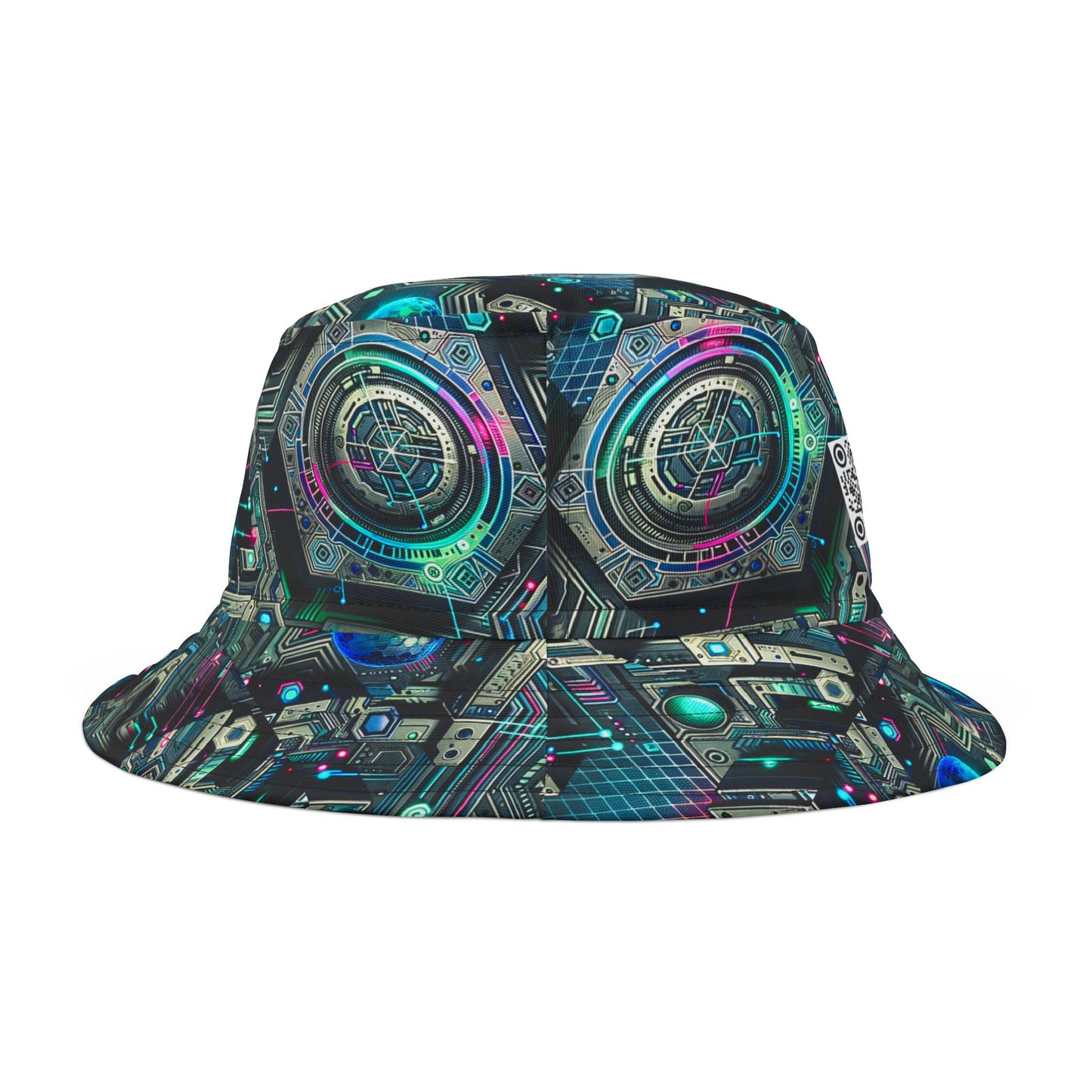 Tech-Infused Futurism Sleek Tech Edge Bucket Hat - 8404 Design-46